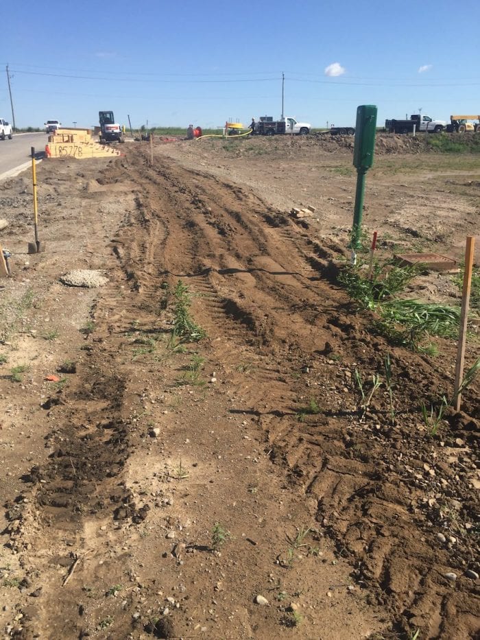 Post Trenching and Pipe Laying